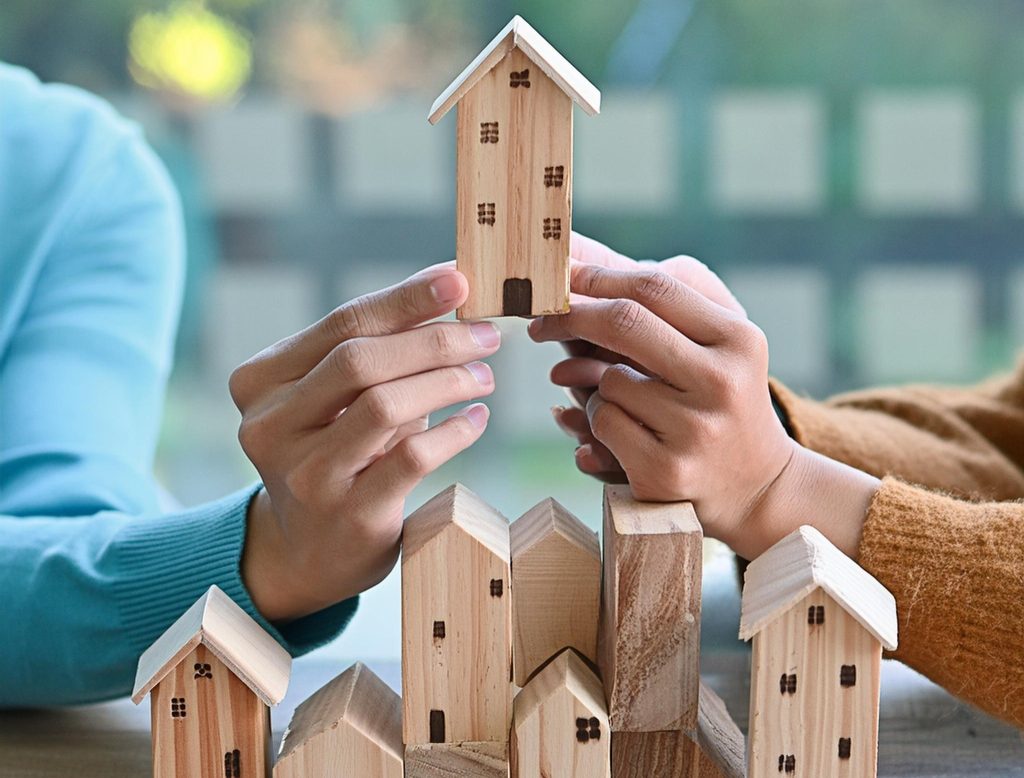 How does a joint venture in property investment work?